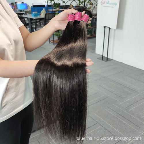 Wholesale The Best Cuticle Aligned Indian Human Hair Extension 10A Bundle Virgin Raw Hair Vendors From India Vendor